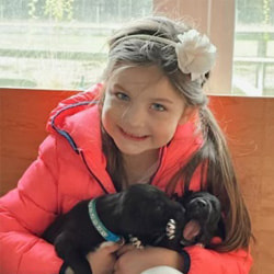 Family picture with Great Dane stud Cyrus